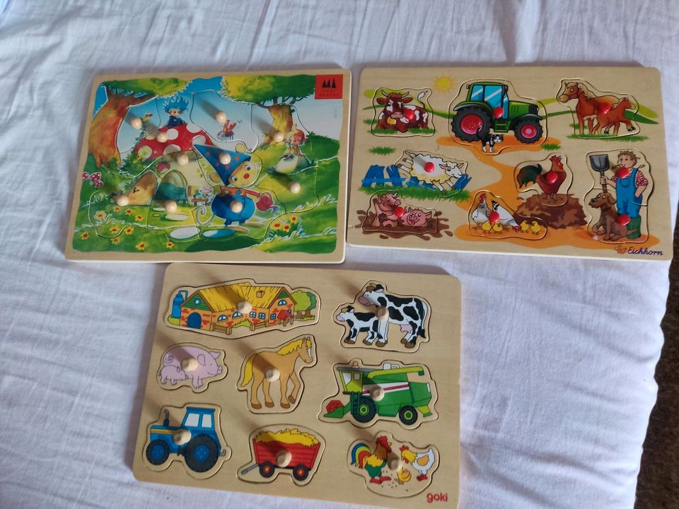 Steck Puzzle Holz 4 Stück für 5€ in Eschelbronn