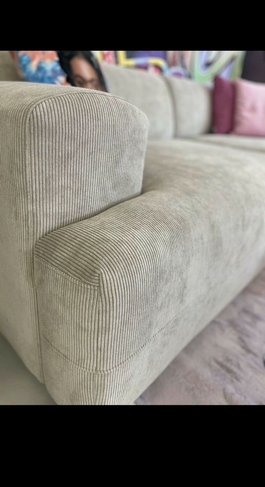 Ecksofa Summer - Cord Sand - 240x144 cm in Bocholt