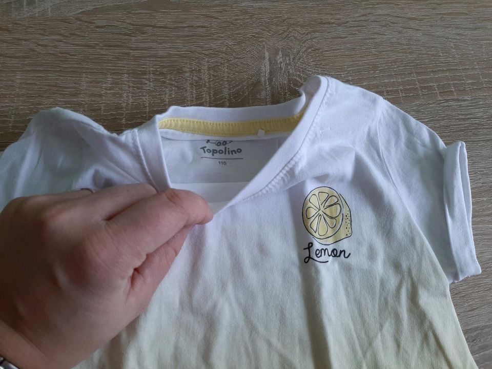 T-Shirt Lemon Limone Zitrone Topolino Gr. 110 NEU in Paulinenaue