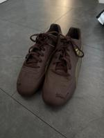 Puma Sport Freizeit Gr. 41 Leder braun grün Herren unisex Nordrhein-Westfalen - Alsdorf Vorschau