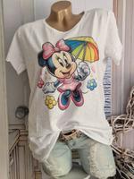 Italy Mode T-Shirt 36 38 40 42 NEU Glitzernieten süss Baumwolle Nordrhein-Westfalen - Mönchengladbach Vorschau