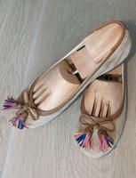Tommy Hilfiger Ballerinas Gr. 38, beige/bunt Rheinland-Pfalz - Bernkastel-Kues Vorschau