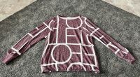 Street one Print Shirt Longsleeve Bordeaux weiß Größe 36 Neu Nordrhein-Westfalen - Warendorf Vorschau