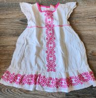 Pusblu Kleid weiß pink boho Stickerei *92* Brandenburg - Hoppegarten Vorschau