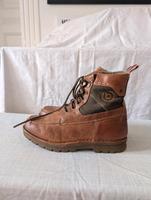 Bugatti Schnürstiefel Stiefel Boots Fell Leder 42 braun Berlin - Spandau Vorschau