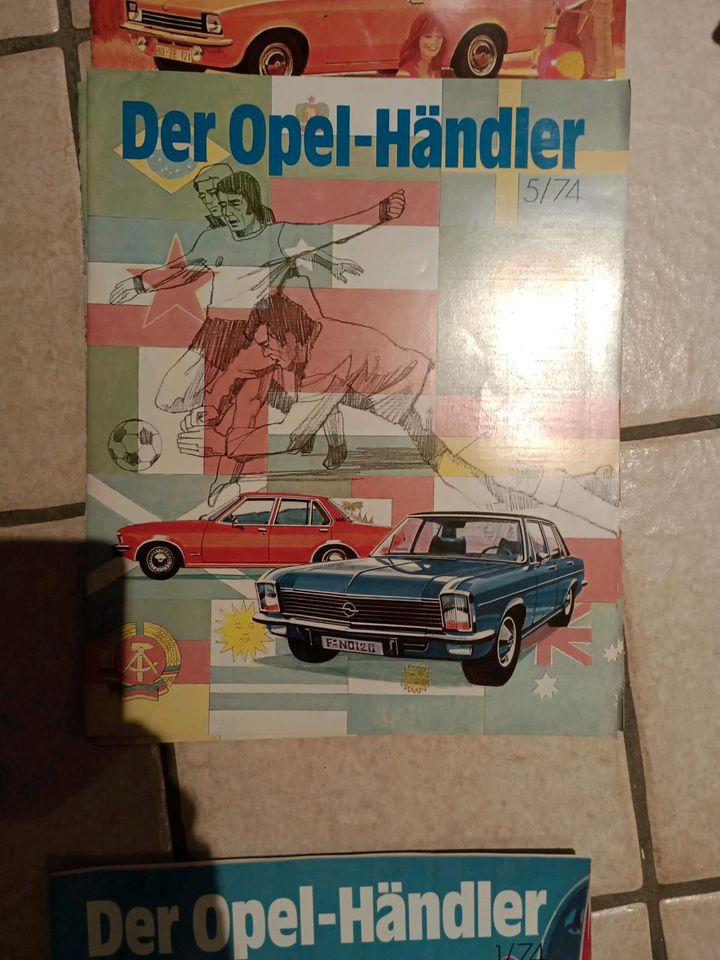 Magazin "der Opel Händler" 1974/ 1975, Diplomat, Manta, Bedford.. in Freinsheim