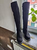 Schöne Tamaris Wildlederstiefel Größe 41 schwarz Bayern - Hemmersheim Vorschau