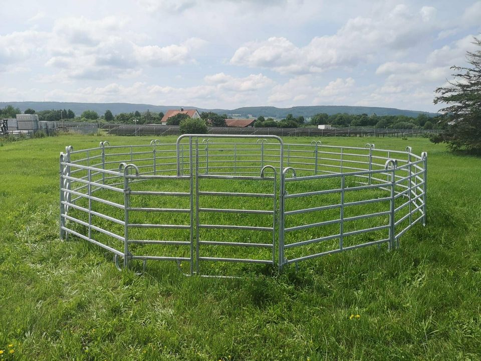 Neuer Roundpen, Longierzirkel, d=17m , aus 3,6m Panel, Weidepanel in Rinteln