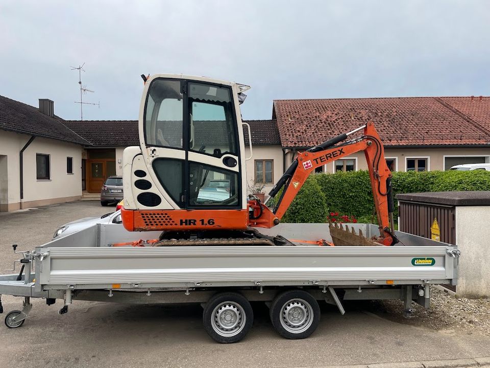 Terex  ❗MINIBAGGER❗ MIT SPECHT und FAHRER ❗❗ in Germering