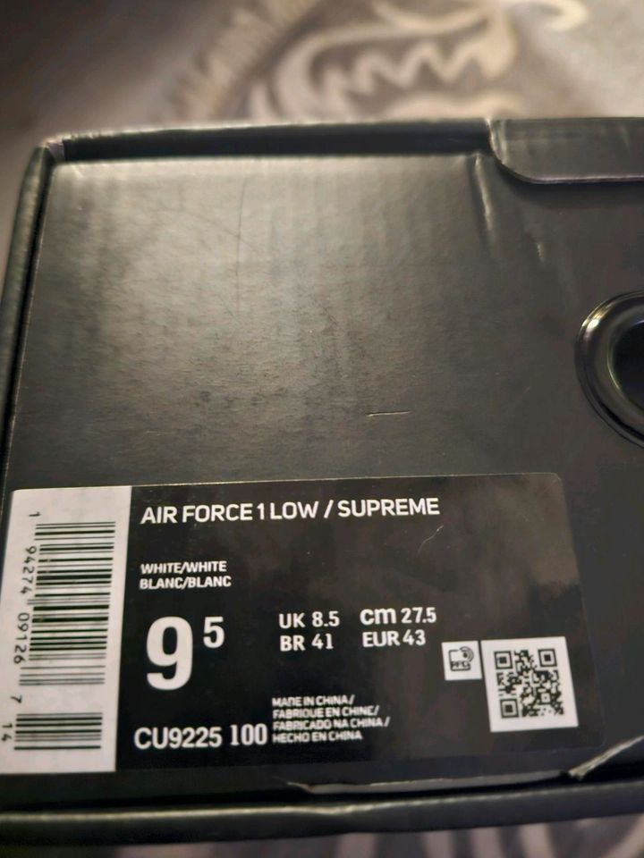 Nike Air Force 1 Low Supreme Größe 43 Neu in Berlin