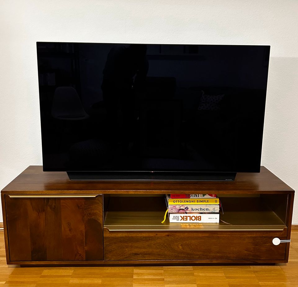 TV lowboard aus Mango Holz in Würzburg