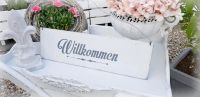 ⚜Dekoratives Holz Schild Willkommen shabby Chic ⚜ Lübeck - St. Lorenz Nord Vorschau