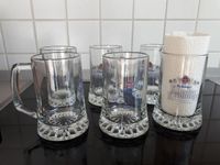 6 Bierkrüge Glas Eschweger Brauerei Hessen - Bebra Vorschau