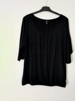 Shirt / Schwarz/ 3/4 Arm /Gr 44/46 ++ /Frühling/ganz weich/ Damen Hessen - Neuhof Vorschau