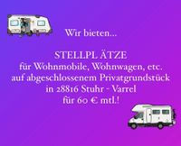 Stellplatz für Wohnmobile, Wohnwagen, etc. zu vermieten Niedersachsen - Stuhr Vorschau