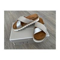 Tamaris Damen Pantolette Sandale Silver Comb Silber | 38 Essen - Essen-Ruhrhalbinsel Vorschau