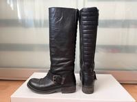 Stiefel Leder Boots Bikerboots schwarz 37 Bayern - Augsburg Vorschau