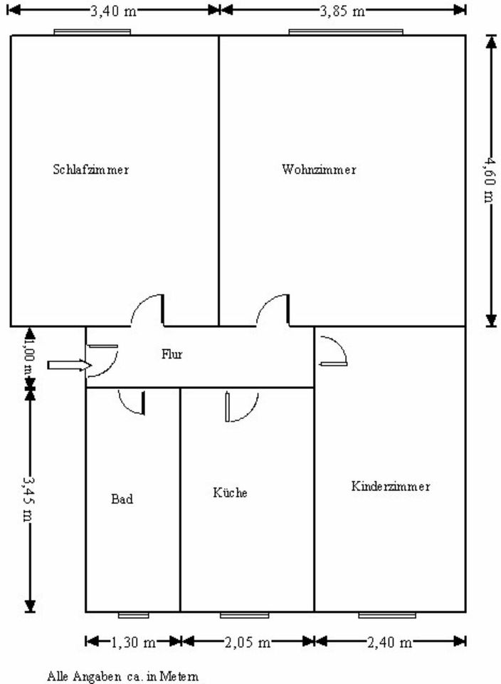 3-Zimmerwohnung in Claußnitz in Claußnitz