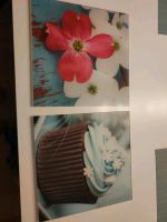 Bilder Glasbilder Set Vintage Cupcake Blumen Niedersachsen - Jembke Vorschau