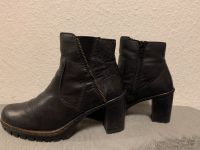 Halbstiefel Damen Schwarz gr.37(gebraucht) Marke: rieker Wandsbek - Hamburg Farmsen-Berne Vorschau