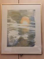 AXEL SCHARFE AQUARELL- BILD SURREALISMUS, ORIGINAL MIT RAHMEN Bayern - Zirndorf Vorschau