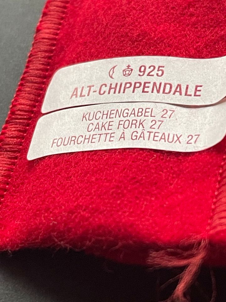 *** Robbe Berking: Alt Chippendale - 6x Kuchengabel *** in Düsseldorf