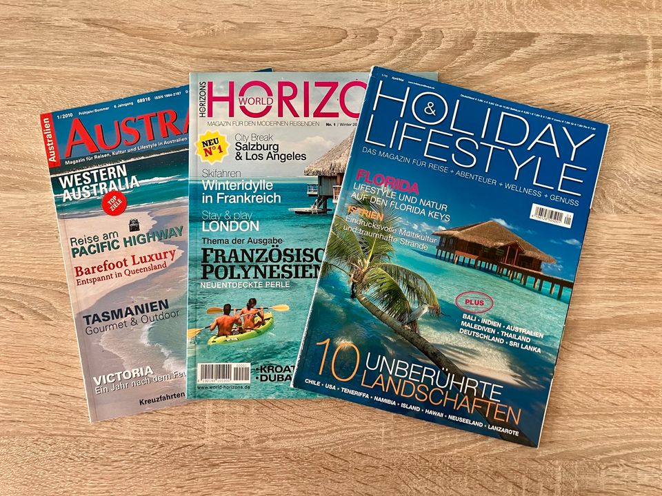 Reisemagazine Zeitschriften Australien Holiday Lifestyle Horizons in Rietberg