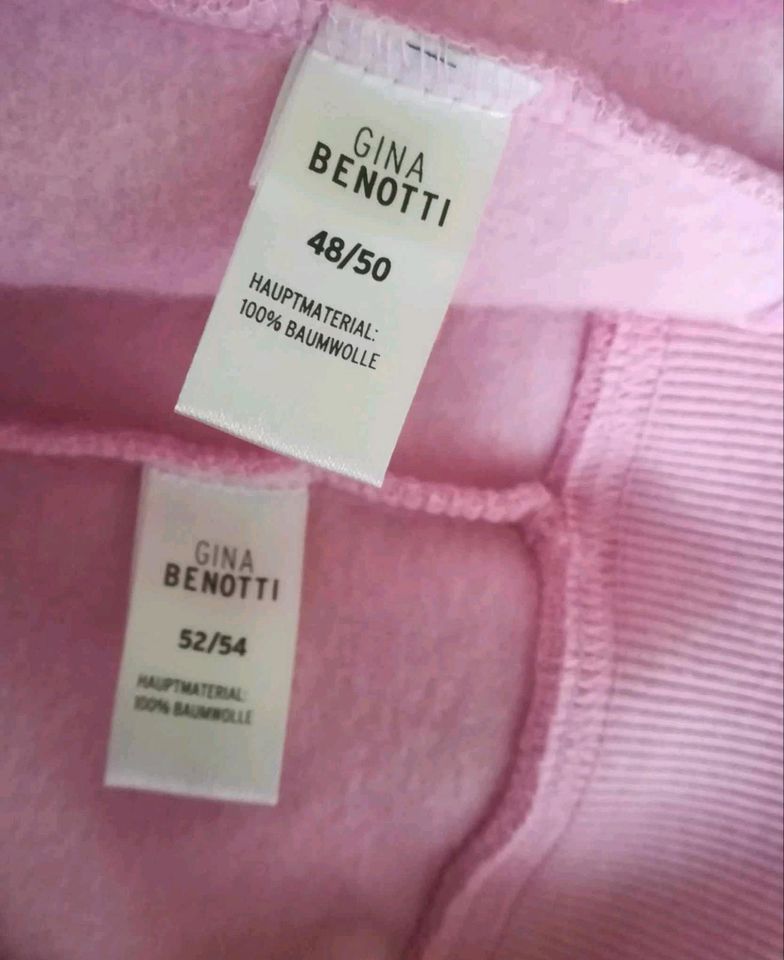 Sweatshirt XL+XXL, NEU, Gina Benotti Hoodie Pullover Gr. Größe in Netzschkau