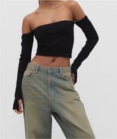 Stradivarius  Offshoulder Langarm Nordrhein-Westfalen - Bedburg Vorschau