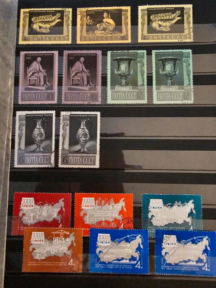Briefmarken Russland aus Nachlass in Vienenburg