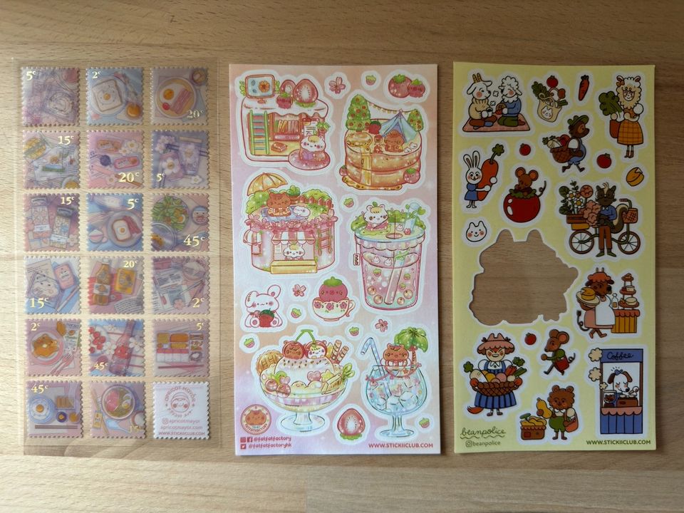 Stickii Club Sticker Sheets Cute und Vintage in Alsbach-Hähnlein