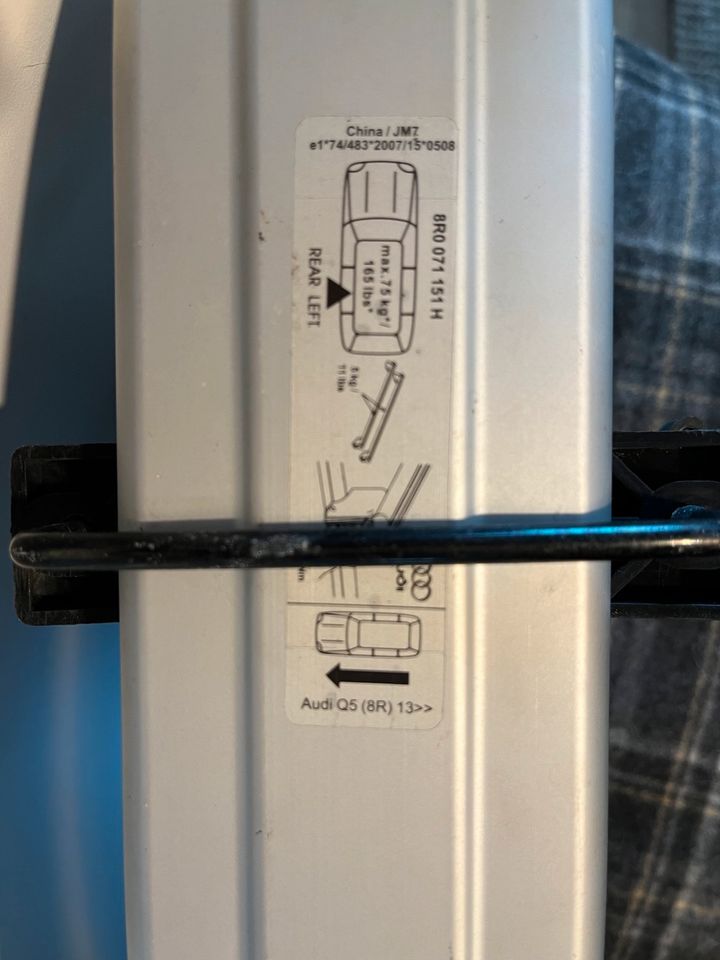Audi Q5 Dachträger + Skiträger (Original) in Meerbusch