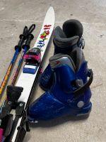 Techno Ski Set Ski 90cm , Stecken 70cm  und Schuhe Gr. 31,5 Bayern - Rieden b Kaufbeuren Vorschau