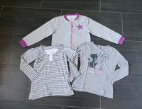 Mädchen 122 128: Sweatjacke lamino + 2* Langarmshirt longsleeve Münster (Westfalen) - Albachten Vorschau