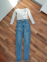 Pull and Bear Set Jeans, Langarmshirt Baden-Württemberg - Ostfildern Vorschau