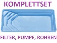 Gfk Pool Schwimmbecken Royal 8,4 x 3,3 x 1,5 - KOMPLETTSET Brandenburg - Blankenfelde-Mahlow Vorschau