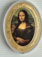 XXL Medaille Ø 70mm —Mona Lisa— Leonardo da Vinci vergoldet Nordrhein-Westfalen - Langenfeld Vorschau