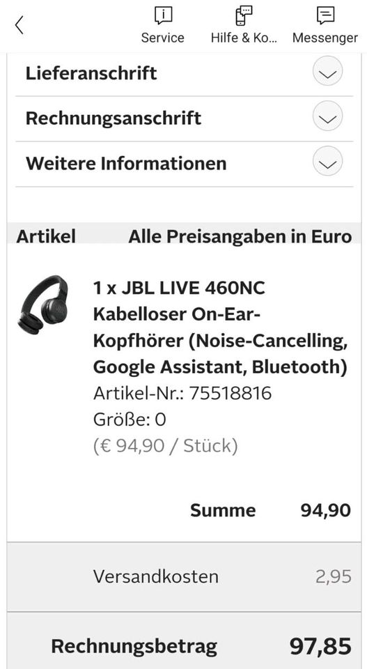 Kopfhörer JBL Bluetooth in Berlin