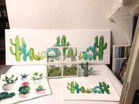 Deko Kaktus Bilder platzsets Kakteen Figur Dekoration grün Küche Baden-Württemberg - Achern Vorschau