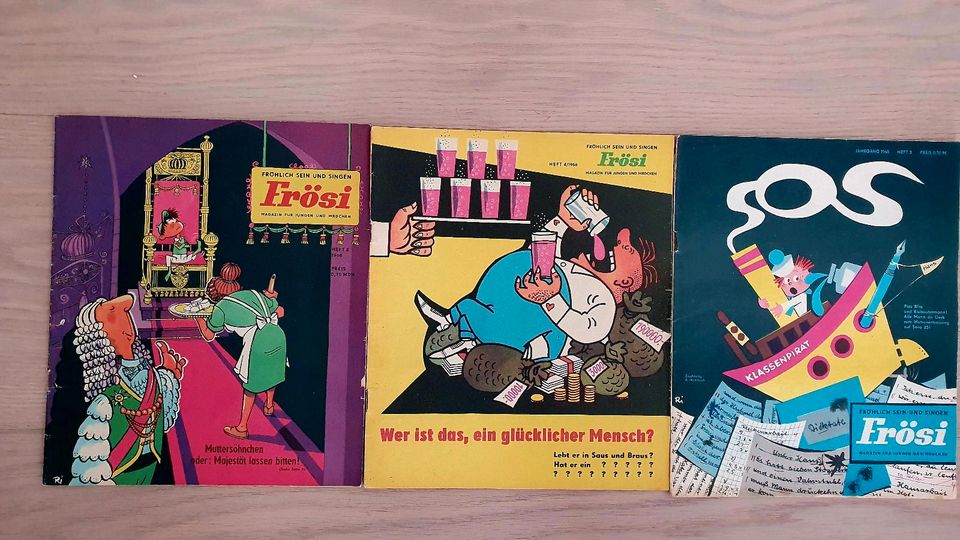 Frösi-DDR Kinderzeitschriften aus den 60iger Jahren in Klingenthal
