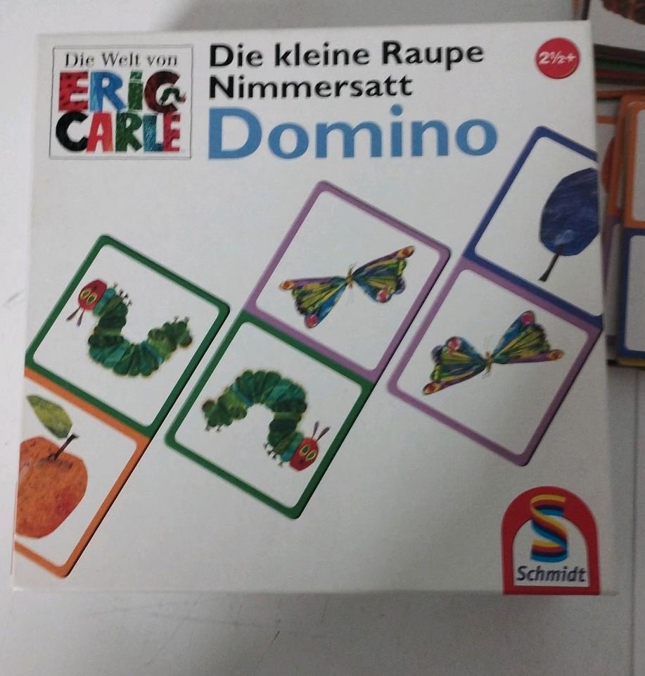 Schmidt Spiele 40460 - Kleine Raupe Nimmersatt, Domino in Ibbenbüren