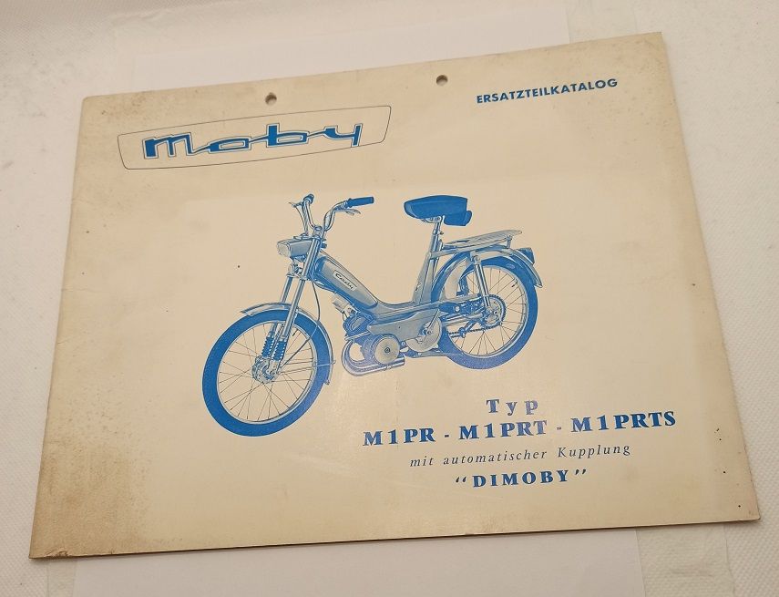 Mobylette Moby M1PR, M1PRT, M1PRTS Ersatzteilkatalog 1970 in Dautphetal