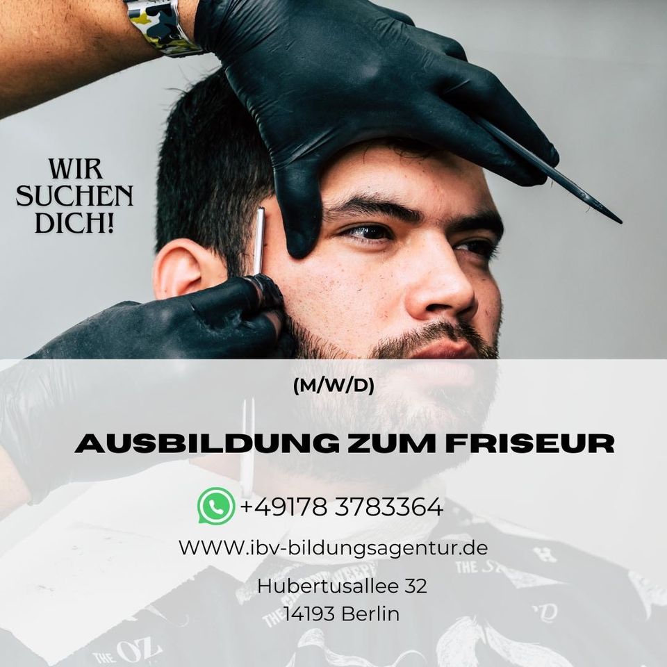 Ausbildung zum Friseur (m/w/d) In ganz Berlin gesundheitlich in Berlin