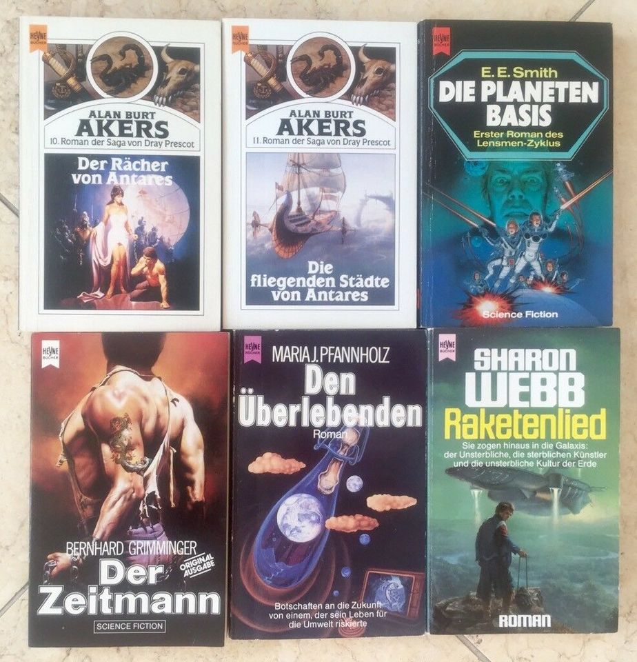 30 Science Fiction Romane aus dem Heyne Verlag in Ludwigshafen