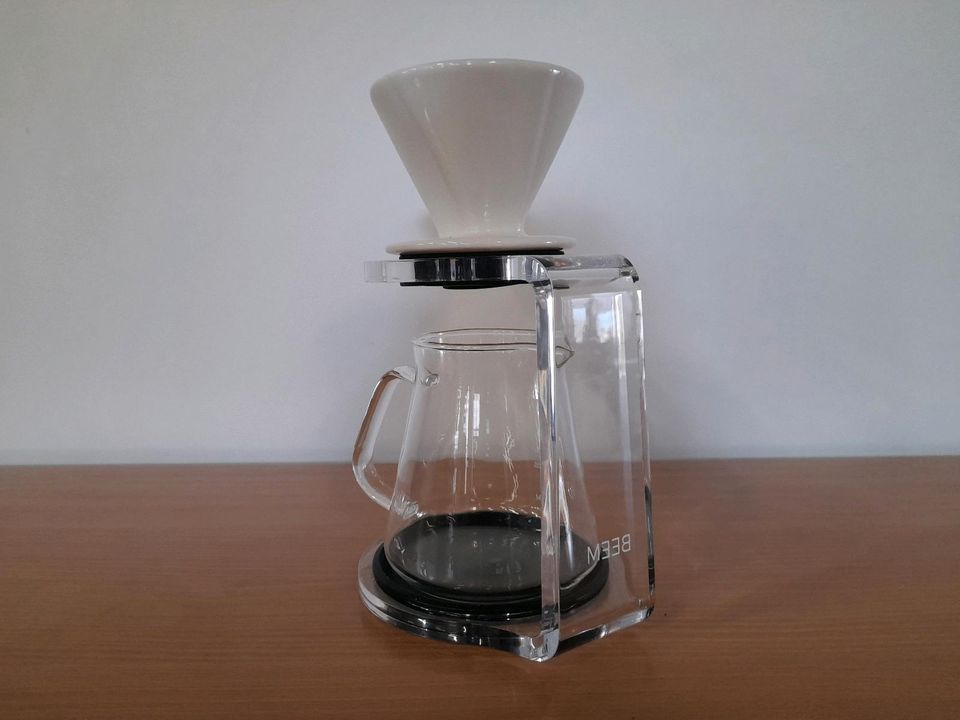 #C Beem Kaffeebereiter Kaffeefilter Porzellan Kanne Glas in Chemnitz