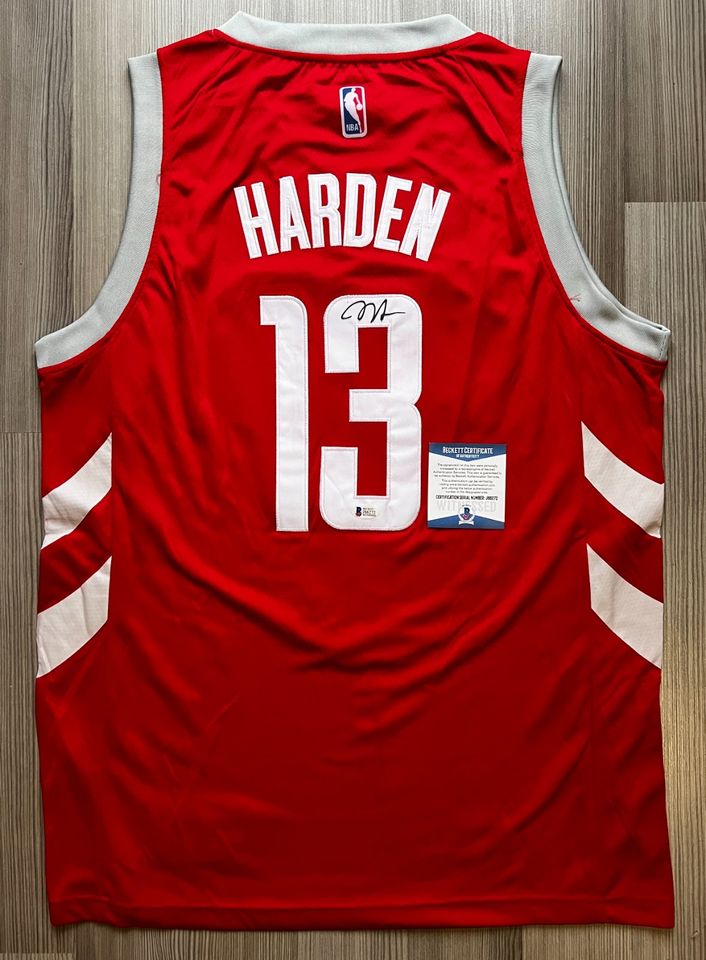 James Harden Autogramm signiert Houston Rockets Nike Trikot COA in München