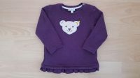 Steiff Sweatshirt Pullover Rüschen Volant Lila Violett Bär 86 Bayern - Dorfen Vorschau