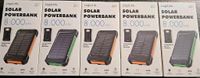 Solar-Powerbank 8000 mAh, Taschenlampe, 2x USB-A, orange-schwarz Hamburg-Mitte - Hamburg St. Georg Vorschau