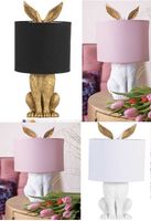 Clayre Eef Tischlampe mit Lampenschirm Hase schwarz/weiß/rosa Nordrhein-Westfalen - Moers Vorschau
