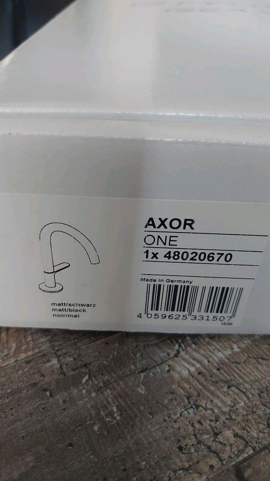 HANSGROHE AXOR One Waschtischmischer, Waschtischarmatur SCHWARZ in Lünen